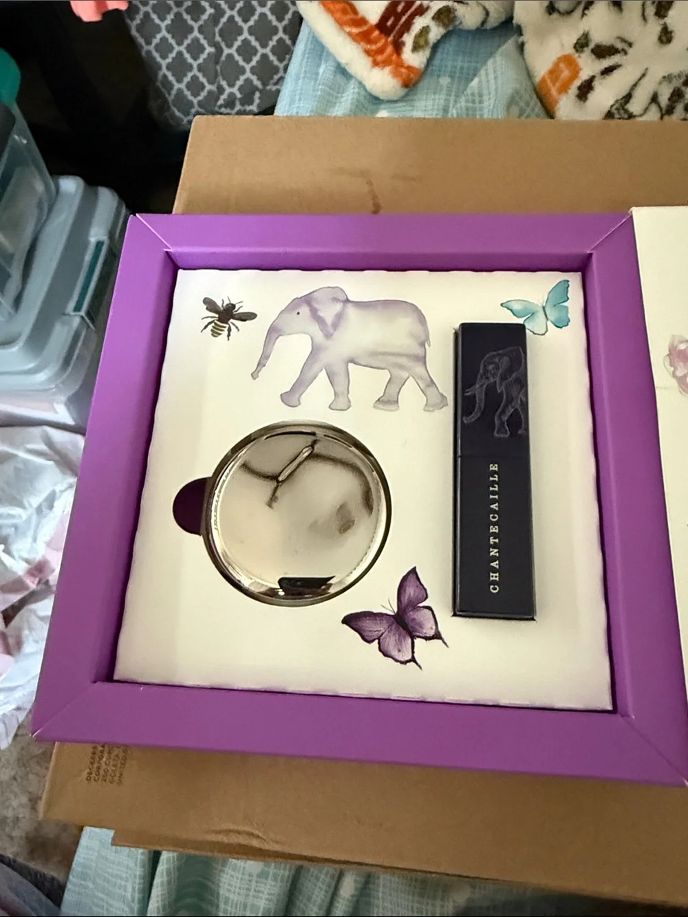 Chantecaille Wild Pairs, Blush in Emotion, Lip Veil in Impatiens